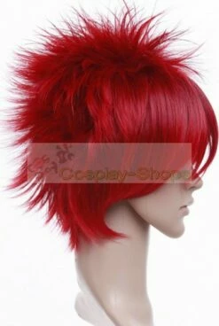 Naruto Akatsuki Sasori Short Red 35cm Cosplay Spike Wig -CosDream Forge Store 16770 02 2