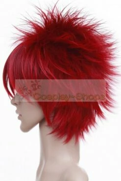 Naruto Akatsuki Sasori Short Red 35cm Cosplay Spike Wig -CosDream Forge Store 16770 04 2