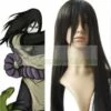 Naruto Orochimaru Long Black 70cm Cosplay Straight Wig -CosDream Forge Store 17009 2