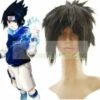 Naruto Uchiha Sasuke Medium Black Cosplay Spike Wig -CosDream Forge Store 17017 2