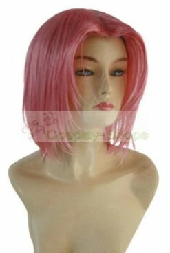 Naruto Shippuden Sakura Haruno Medium Pink Cosplay Bottom Cruly Wig -CosDream Forge Store 17155 04 2