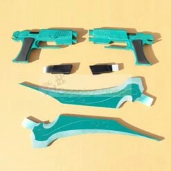 Lie Ren Couple Cosplay Guns Prop From RWBY -CosDream Forge Store 1 15