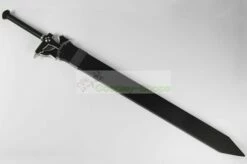 Sword Art Online SAO Kazuto Kirigaya (Kirito) Black Elucidator Sword Cosplay Prop