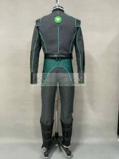 Power Rangers Ninja Storm Cam Watanabe Uniform Green Samurai Ranger Cosplay Costume -CosDream Forge Store 20221101151408