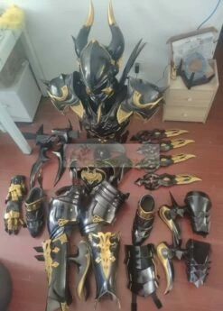 Final Fantasy XIV FF14 Lancer Azure Dragoon Estinien Wyrmblood Ffxiv Cosplay Drachen Armor -CosDream Forge Store 23 06 24 28