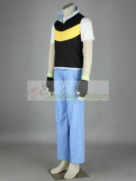 Pokemon Ash Ketchum Cosplay Costume 5 Pokemon Ash Ketchum Cosplay Costume - Image 3