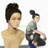 Naruto Nara Shikamaru Short Black Cosplay Straight Pigtail Wig -CosDream Forge Store Nara Shikamaru wig 2
