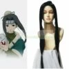 Naruto Haku Medium Black 60cm Cosplay Straight Wig -CosDream Forge Store WIG082 2