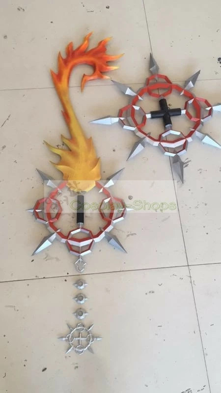 Kingdom Hearts Lea / Axel Keyblade Flame Liberator / Eternal Flames Cosplay Prop 3 Kingdom Hearts Lea / Axel Keyblade Flame Liberator / Eternal Flames Cosplay Prop