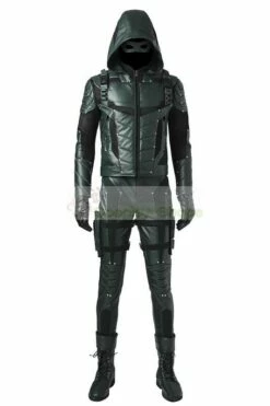 Arrow Season 5 Oliver Queen Green Arrow Cosplay Costume