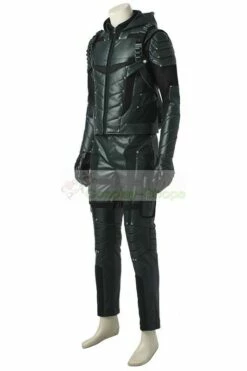 Arrow Season 5 Oliver Queen Green Arrow Cosplay Costume -CosDream Forge Store arrow season 5 oliver queen green arrow cosplay costume 04
