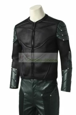 Arrow Season 5 Oliver Queen Green Arrow Cosplay Costume -CosDream Forge Store arrow season 5 oliver queen green arrow cosplay costume 07