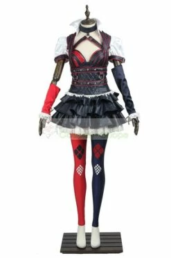 Batman: Arkham Knight Harley Quinn Dress Cosplay Costume