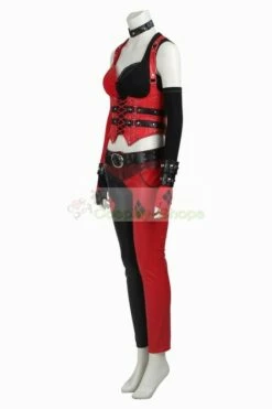 Batman Arkham City Harley Quinn Cosplay Costume -CosDream Forge Store batman arkham city harley quinn cosplay costume 02