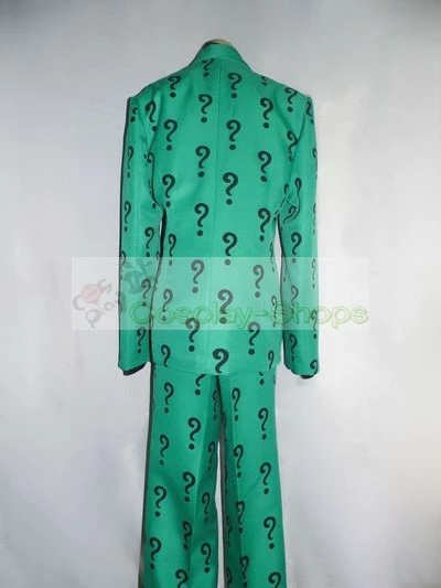 Batman Arkham City The Riddler Cosplay Costume 7 Batman Arkham City The Riddler Cosplay Costume - Image 5