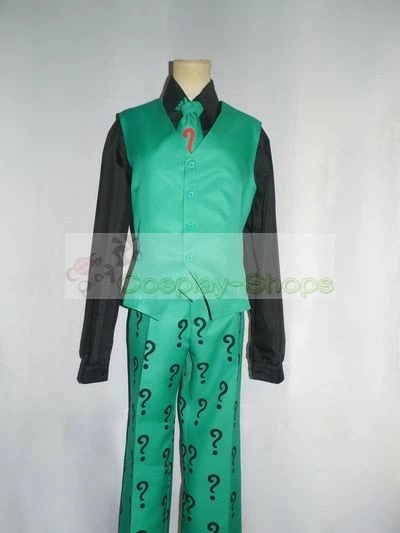 Batman Arkham City The Riddler Cosplay Costume 8 Batman Arkham City The Riddler Cosplay Costume - Image 6