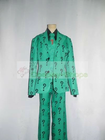 Batman Arkham City The Riddler Cosplay Costume 5 Batman Arkham City The Riddler Cosplay Costume - Image 3