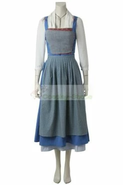 Beauty And The Beast 2017 Movie Belle Cosplay Costume -CosDream Forge Store beauty and the beast 2017 movie belle cosplay costume 06