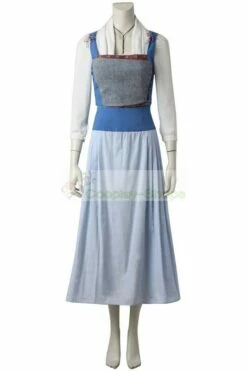 Beauty And The Beast 2017 Movie Belle Cosplay Costume -CosDream Forge Store beauty and the beast 2017 movie belle cosplay costume 08