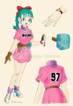 Bulma Dragon Ball Cosplay Costume