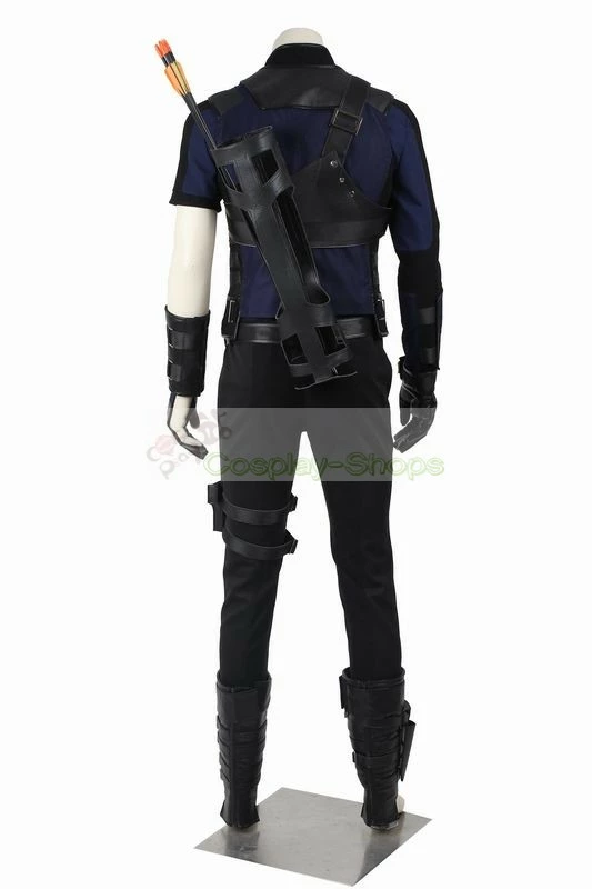 Captain America Civil War - Captain America 3 Hawkeye Clint Barton Cosplay Costume - Image 4