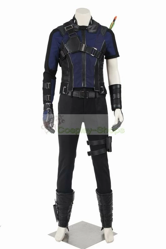 Captain America Civil War - Captain America 3 Hawkeye Clint Barton Cosplay Costume