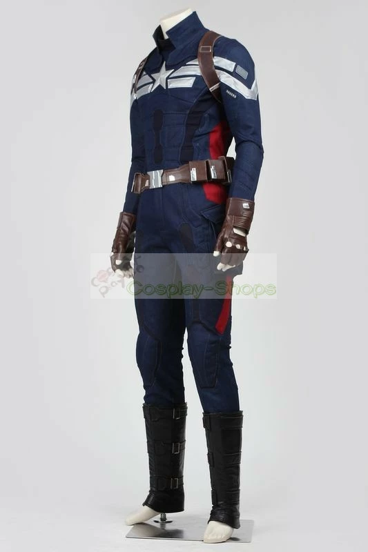 Captain America The Winter Soldier Steve Rogers / Captain America Stealth Suit Costume - Image 3