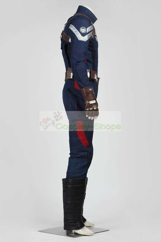 Captain America The Winter Soldier Steve Rogers / Captain America Stealth Suit Costume - Image 4