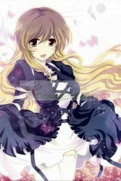 Touhou Project Hijiri Byakuren Linen Long Curly Cosplay Wig