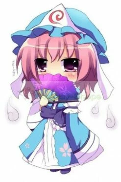 Touhou Project Saigyouji Yuyuko Light Pink Short Cosplay Wig