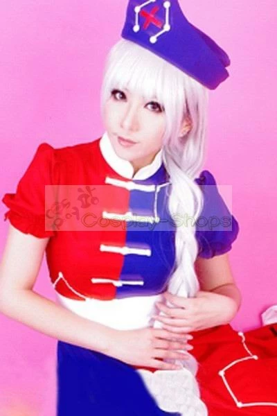Touhou Project Eirin Yagokoro Silver Long Straight Cosplay Wig 4 Touhou Project Eirin Yagokoro Silver Long Straight Cosplay Wig - Image 2