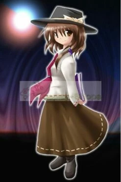 Touhou Project Usami Renko Brown Short Bottom Curl Cosplay Wig