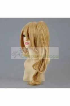 Touhou Project Flandre Scarlet Blond Medium And Ponytail Curly Cosplay Wig 9 Touhou Project Flandre Scarlet Blond Medium And Ponytail Curly Cosplay Wig -CosDream Forge Store ccw209B