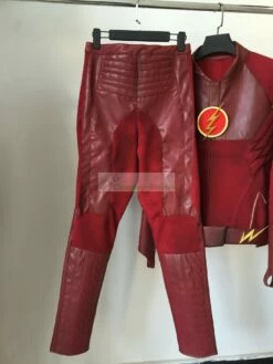 CW Flash Tv Series - The Flash Barry Allen Flash Full Cosplay Costume -CosDream Forge Store cw flash tv series the flash barry allen flash full cosplay costume 03