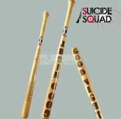 DC Comics Suicide Squad Harley Quinn Wooden Baseball Bat -CosDream Forge Store dc comics suicide squad harley quinn wooden baseball bat 03