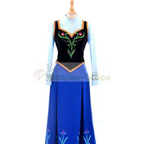 Frozen Princess Anna Cosplay Costume 5 Frozen Princess Anna Cosplay Costume - Image 3