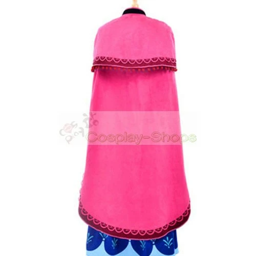 Frozen Princess Anna Cosplay Costume 4 Frozen Princess Anna Cosplay Costume - Image 2