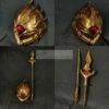 League Of Legends LOL Myrmidon Pantheon Shield With Spear Cosplay Prop -CosDream Forge Store img 20200611 165641