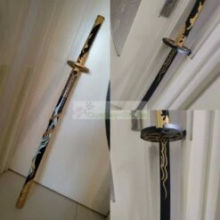 Final Fantasy XIV FF14 Samurai Ichimonji Katana Dragon Sword Ffxiv Cosplay Prop -CosDream Forge Store img 20201029 152806