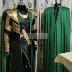 The Avengers Endgame Loki Battle Armor Cosplay Costume