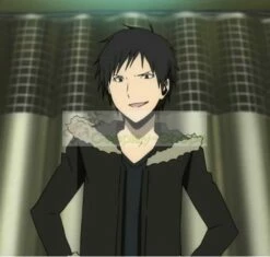 DuRaRaRa!! Izaya Orihara Short Flip Out Black Cosplay Wig