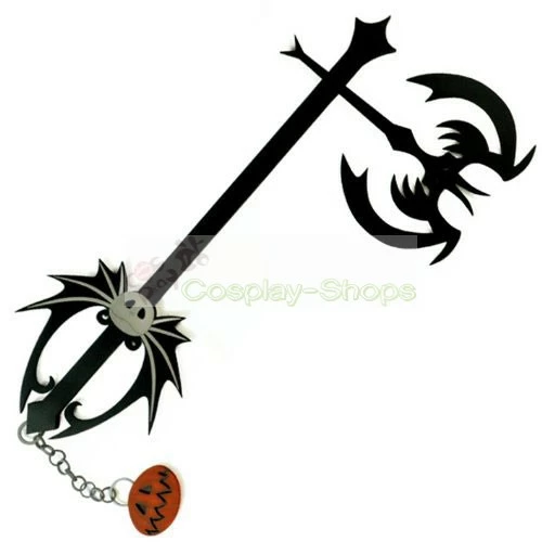 Kingdom Hearts Sora Pumpkinhead Halloween Town Keyblade Cosplay Prop 4 Kingdom Hearts Sora Pumpkinhead Halloween Town Keyblade Cosplay Prop - Image 2