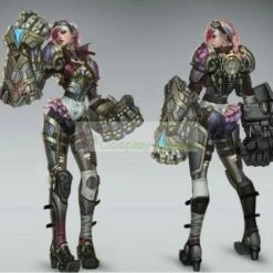 League Of Legends LOL Vi The Piltover Enforcer Giant Hand Cosplay