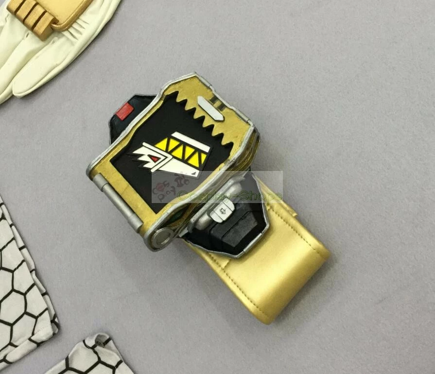 Power Rangers Dino Charge Silver Ranger / Kyoryuger Kyoryu Cyan Cosplay Costume 6 Power Rangers Dino Charge Silver Ranger / Kyoryuger Kyoryu Cyan Cosplay Costume - Image 4