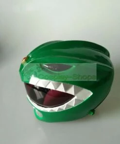 Power Rangers Mighty Morphin (Zyuranger) MMPR Green Ranger / Burai / DragonRanger Helmet Cosplay Prop -CosDream Forge Store power rangers mighty morphin zyuranger mmpr green ranger 03