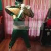 Power Rangers Mighty Morphin MMPR Green Ranger DragonRanger Burai Cosplay Costume With Shield Prop -CosDream Forge Store power rangers mighty morphin mmpr green ranger 02
