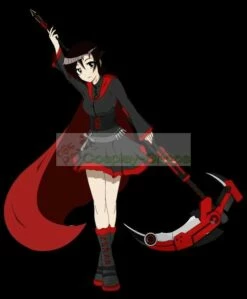 RWBY Red Ruby Rose Boots Cosplay Shoes