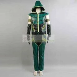 Smallville Justice League Green Arrow Cosplay Costume