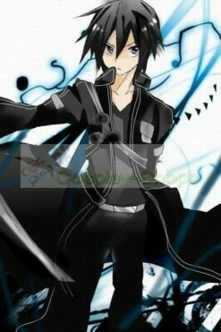 Sword Art Online(SAO) Kirito / Kazuto Kirigaya The Black Swordsman Cosplay Costume