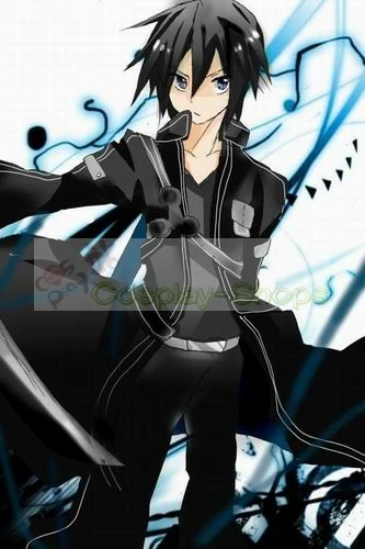 Sword Art Online(SAO) Kirito / Kazuto Kirigaya The Black Swordsman Cosplay Costume 3 Sword Art Online(SAO) Kirito / Kazuto Kirigaya The Black Swordsman Cosplay Costume